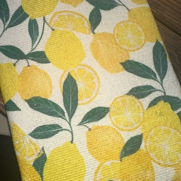 Printed Kitchen Microfiber Drying Mat, 16" x 18", YELLOW LEMONS, Market Square - Picture 6 of 6